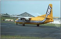 F-GCPT @ LFCY - F-GCPT F27 TAT Orly/La Rochelle/Royan dans les 80' - by Jean Goubet-FRENCHSKY