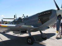 G-BRRA @ CNS7 - Spitfire at Kincardine Fly-in - by PeterPasieka