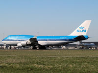 PH-BFW @ AMS - Take off from Amsterdam Airport of runway24 - by Willem Goebel