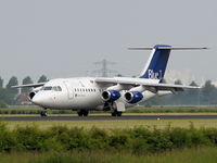 OH-SAH @ EHAM - Landing on runway R18 of Amsterdam Airport - by Willem Goebel
