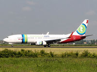 PH-HZR @ AMS - Landing on runway R18 of Amsterdam Airport - by Willem Goebel