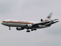 5X-JOS @ AMS - Landing on runway C18 of Amsterdam Airport - by Willem Goebel