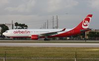 D-ALPA @ MIA - Air Berlin was one of the very few non cargo planes to depart on Runway 9 that day