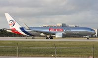 N316LA @ MIA - Florida West 767-300 departure on Runway 9 - by Florida Metal
