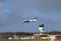 PH-SAM @ EHGG - Short final for a full stop landing on runway 23.