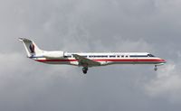 N695AE @ MIA - Eagle E145 landing Runway 9 - by Florida Metal