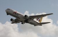 N797AX @ MIA - ABX in need of a paint job departing on Runway 30 by the photo holes - by Florida Metal