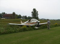 C-GQTR - Visiting a friend at a private field, we pushed the airplane off not to block the runway.
Southern Ontario not too far from the Mimico Power Plant. - by Peter Pasieka