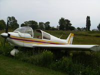 C-GQTR - We pushed the airplane off the runway not to block it for others. This is a private field with the runway only about 1600 feet. Located not too far from the Mimico Power Plant - by Peter Pasieka