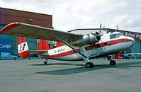 G-AZHJ @ EGBB - aircraft parked outside maintenance hangars mid 1970`s - by Alan Pratt