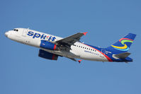 N533NK @ LAX - Spirit Airlines N533NK (FLT NKS360) climbing out from RWY 25R en route to Las Vegas McCarran Intl (KLAS). - by Dean Heald