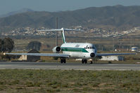 I-DAWH @ LEMG - Alitalia MD80 - by Dietmar Schreiber - VAP