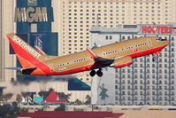 N748SW @ LAS - Southwest Airlines N748SW (FLT SWA3678) climbing out from RWY 1R en route to San Diego Int'l (KSAN).