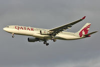 A7-AEO @ EGCC - Qatar A330 on finals to Manchester - by Terry Fletcher