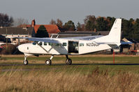 N208UP @ X4PE - Cessna 208B from the Peterlee Parachute Club at the Shotton Colliery Airfield, Peterlee. - by Malcolm Clarke