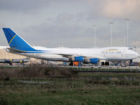 N535MC @ EHAM - Loading on the Cargo gate of Amsterdam Airport - by Willem Goebel