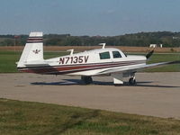 N7135V @ KICL - Sitting on the ramp - by Floyd Taber