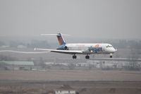 N415NV @ KCID - On short approach for runway 27 - by Glenn E. Chatfield