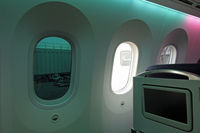 JA801A @ RJTT - The new windowshades: Tinting at the press of a button! - by Micha Lueck