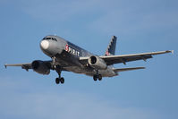 N529NK @ LAS - Spirit Airlines N529NK (FLT NKS360) from Los Angeles Int'l (KLAX) on short final to RWY 25L. - by Dean Heald