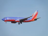 N742SW @ ONT - Ryan was the first passenger to board the Nolan Ryan Express, a Southwest Boeing 737-700, as it carried him to dedication ceremonies in Dallas, Austin, and Houston. - by Helicopterfriend