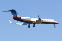 N528AP @ KSAT - Landing rwy.3 - by RWB