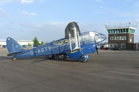 G-AGTM @ EGMC - On stand during charter flight. - by Alan Pratt