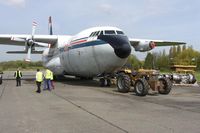 G-BEPS @ EGMC - Preparing to move aircraft from storage to main apron for washing in preparation for restoring to flight. - by Alan Pratt