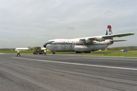 G-BEPS @ EGMC - Preparing to move aircraft from storage to main apron for washing in preparation for restoring to flight. - by Alan Pratt