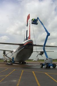 G-BEPS @ EGMC - Undergoing washing in preparation for restoring to flight. - by Alan Pratt