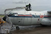G-BEPS @ EGMC - Undergoing washing in preparation for restoring to flight. - by Alan Pratt