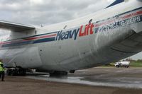 G-BEPS @ EGMC - aircraft undergoing washing in preparation for for restoring to flight condition - by Alan Pratt