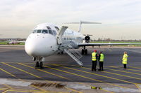 G-FLTL @ EGMC - Parked outside Fire Service control room main apron - by Alan Pratt