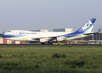 JA8168 @ AMS - Taxi to the Cargo gate on Schiphol Airport Amsterdam - by Willem Goebel