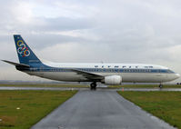 SX-BKN @ AMS - Taxi to the gate off Schiphol Airport - by Willem Goebel