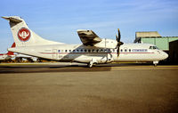 OY-CIJ @ EKCH - Copenhagen Kastrup  19.3.00 with Lufthansa & SAS markings. - by leo larsen