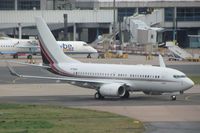 N796BA @ EGBB - Taxiing across the runway to park up - by Alex Butler-Bates