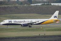 G-OZBT @ EGBB - Taxiing out for departure in the new billboard scheme - by Alex Butler-Bates