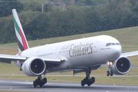 A6-EBE @ EGBB - Touching down - by Alex Butler-Bates