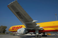 OO-DPN @ LOWW - European Air Transport Boeing 757-200 in DHL colors - by Dietmar Schreiber - VAP