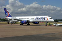 G-FJEA @ EGMC - Preparing for departure after visit to paintshop. - by Alan Pratt