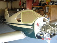 N3057K - Wing and fuselage finally reunited. Engine hung on so it would stand on all 3 feet