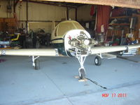 N3057K - On its feet wing and fuselage reunited