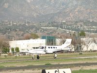 N31KT @ POC - Gathering speed for take of on runway 26L - by Helicopterfriend