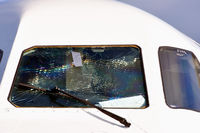LV-CSK @ CYYR - Cracked windshield., Duct tape. Red Greene would of been proud - by Brian K Bishop