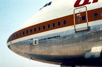 VH-EBH @ EGBB - The first B747 to land at Birmingham sometime in the second half of 1970`s. - by Alan Pratt