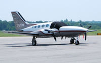 C-GYDM @ KDAN - 1977 Cessna 421 Golden Eagle in Danville Va. - by Richard T Davis
