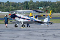 N14SV @ KDAN - 1947 Stampe in Danville Va. - by Richard T Davis