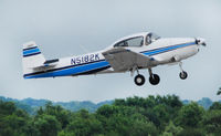 N5182K @ KDAN - 1950 Ryan Navion A in Danville Va. - by Richard T Davis