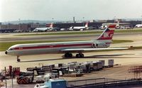OK-DBE @ EGLL - Broken up in Prague - Ruzyne in 1992 - by Clive Glaister
